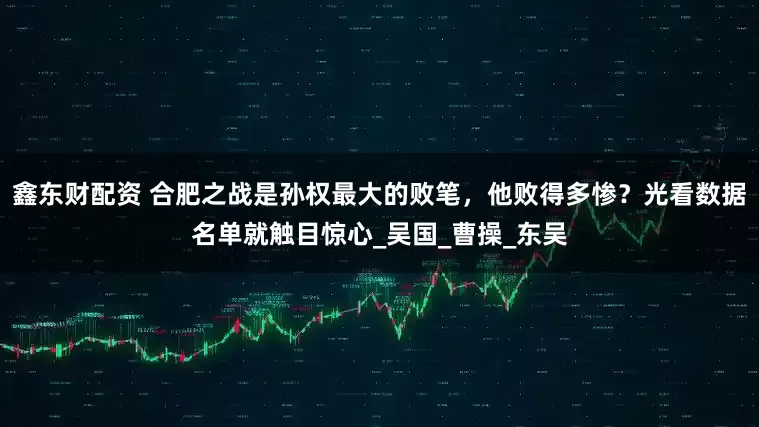 鑫东财配资 合肥之战是孙权最大的败笔，他败得多惨？光看数据名单就触目惊心_吴国_曹操_东吴